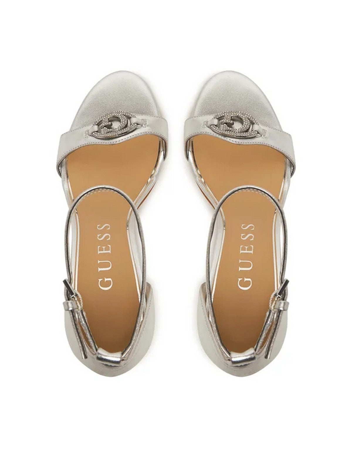 GUESS Sandalo Donna KABRINAA FLJKBB LEL03 SILVE SILVER