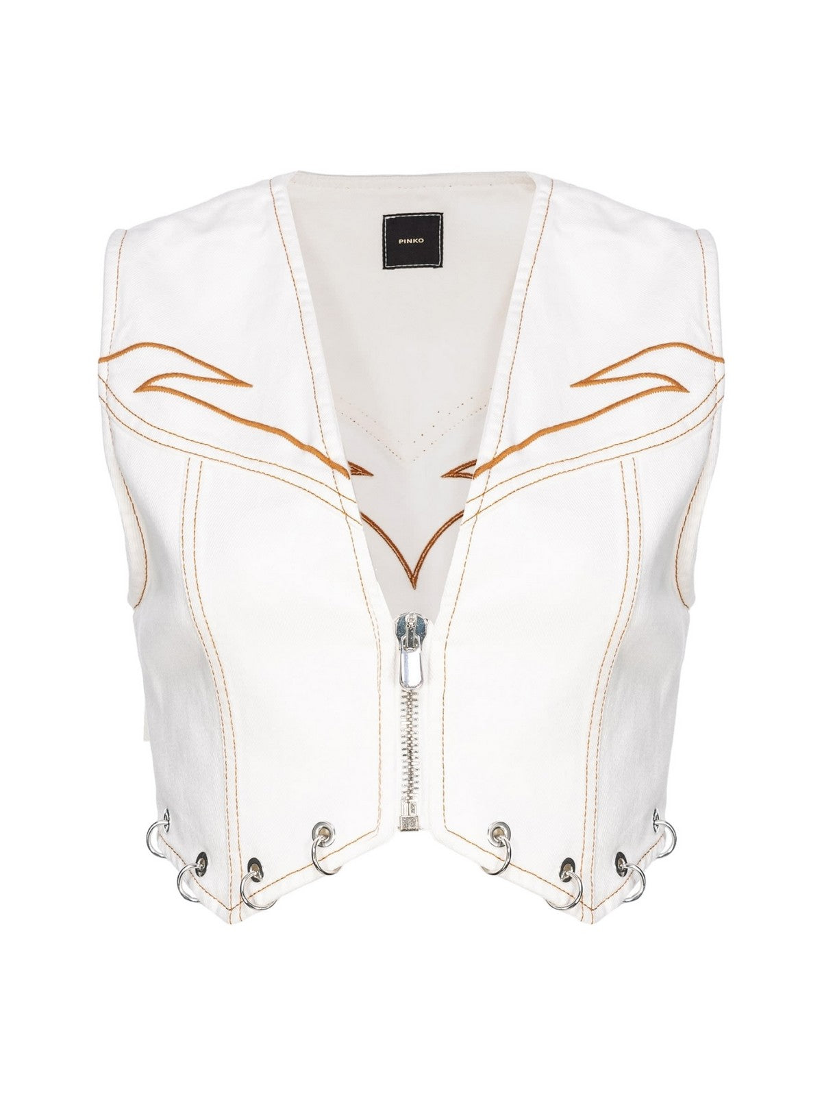 Pinko Gilet Donna Dracula 103625-A1vd Z05 White