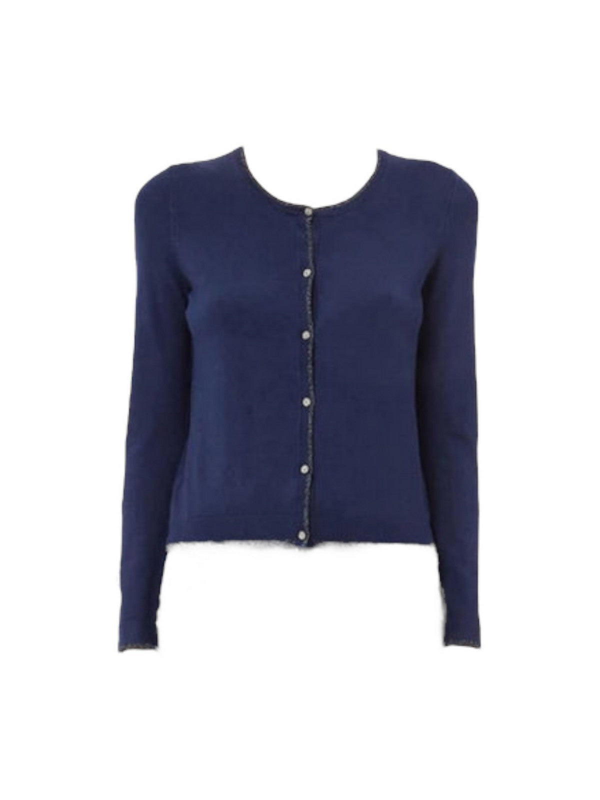 LIU JO WHITE Cardigan Donna WXX056MS49I 93921 BLU NAVY gioboutiqueweb