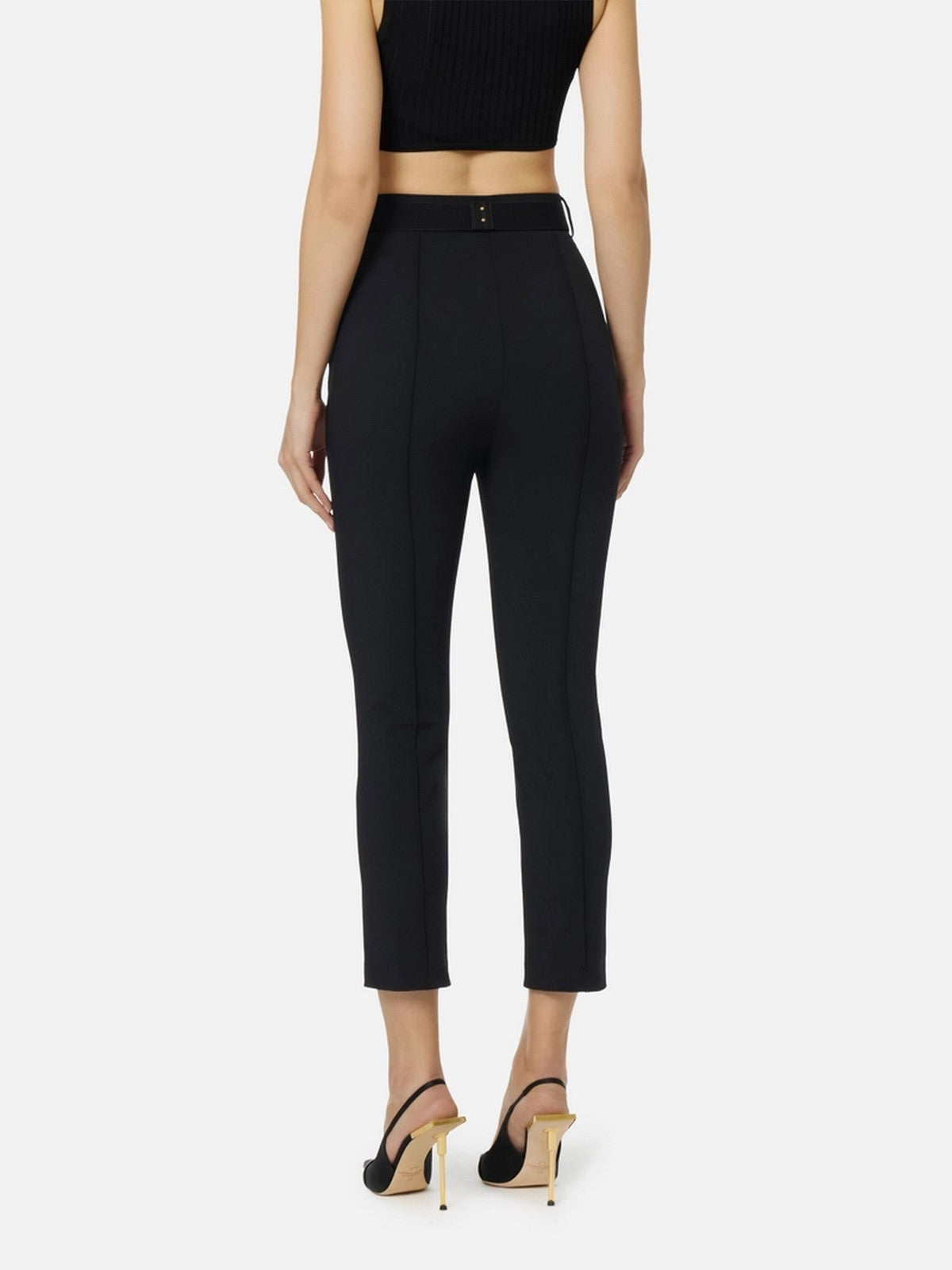 ELISABETTA FRANCHI Pantalone Donna PA13261E2 110 Nero gioboutiqueweb
