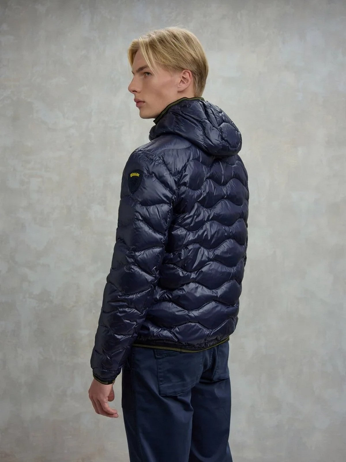 BLAUER Piumino Uomo WAVE 25WBLUC03074 006355 888 Blu