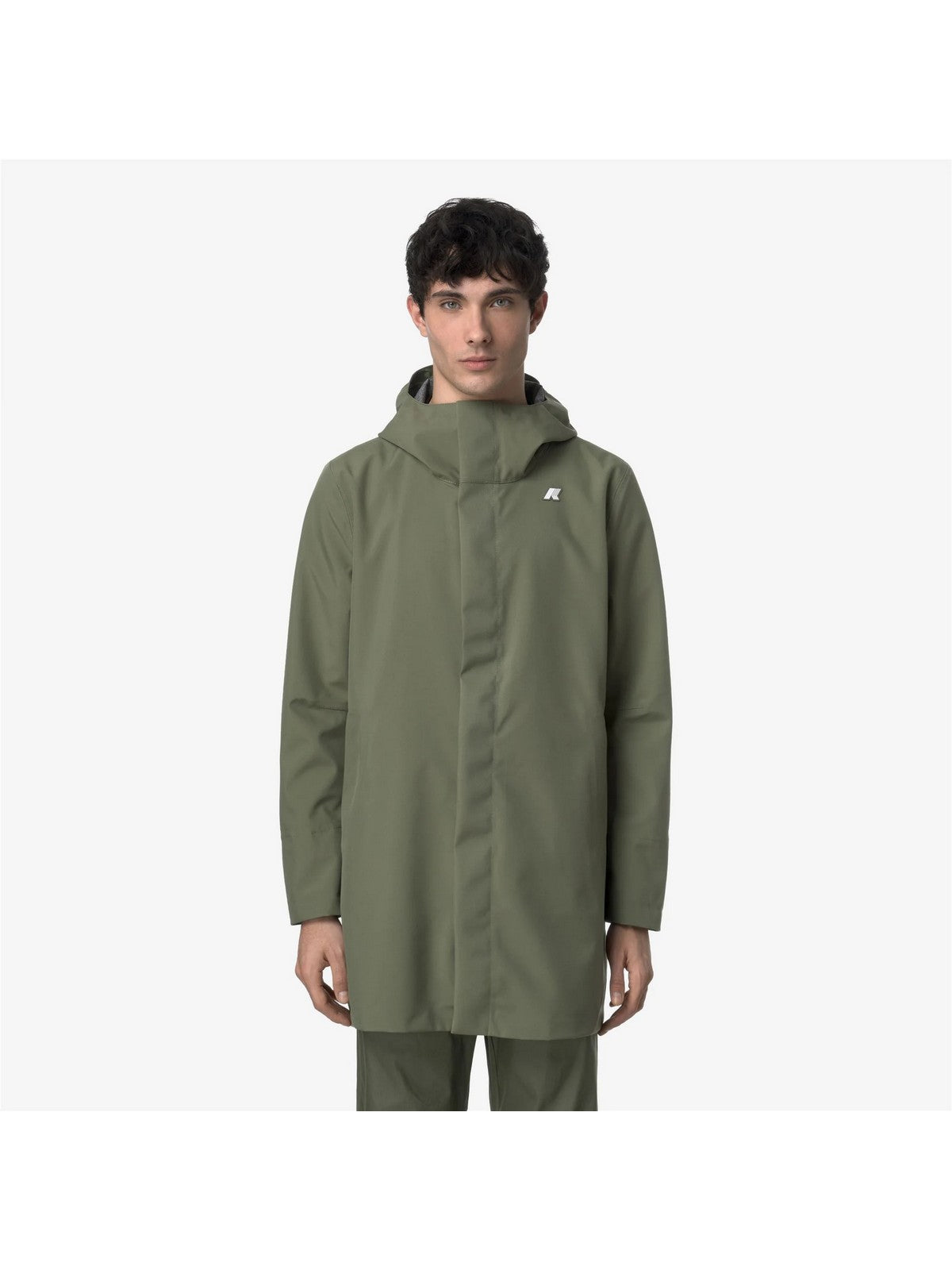 K-WAY Giubbino Uomo JACKO STRETCH 2L K7136SW V15 Green Lichen
