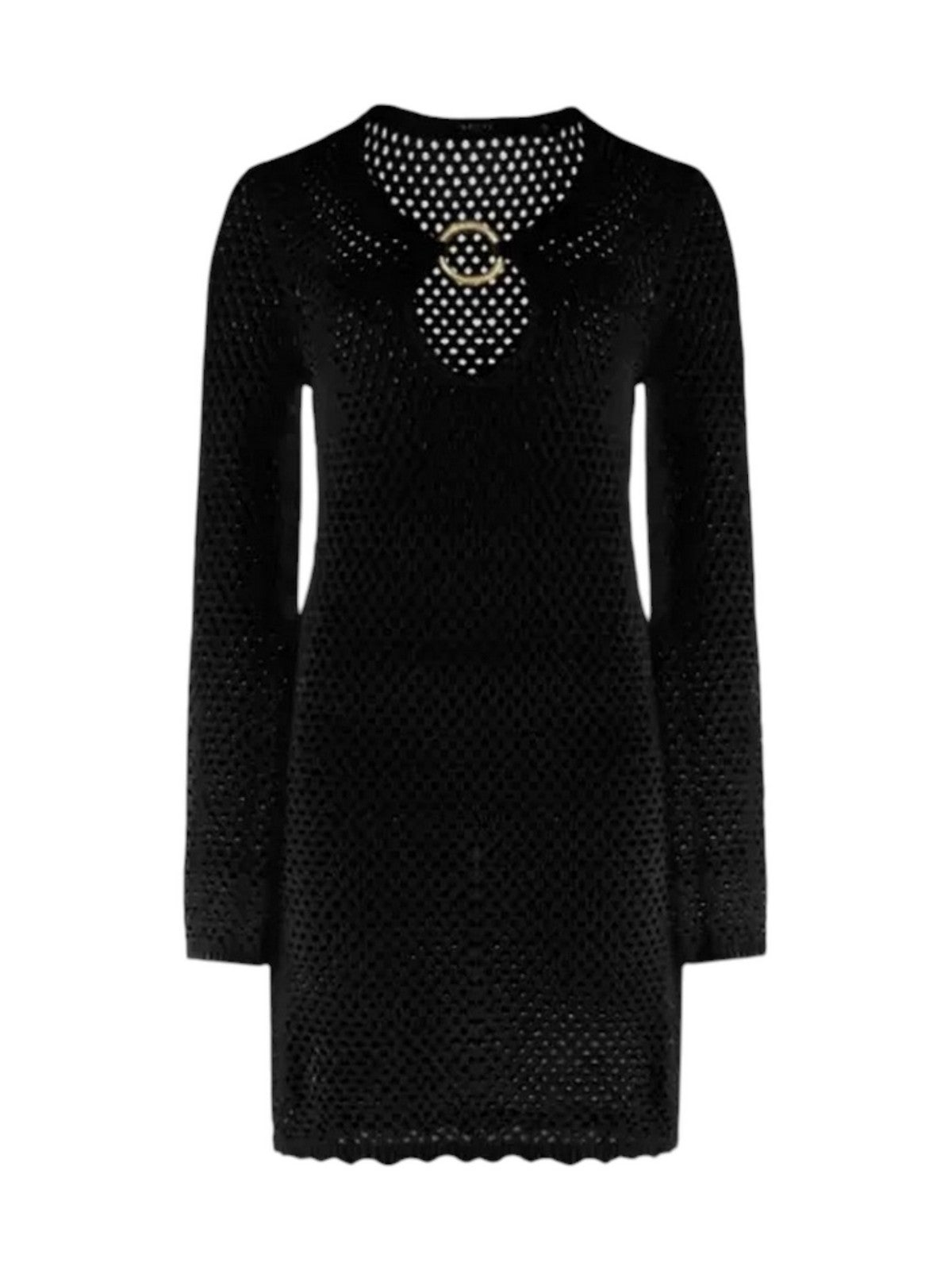 GUESS BEACHWEAR Pantalone Donna LUNA LS RING DRESS SWTR E6GK03 Z5632 JBLK Jet Black A996 gioboutiqueweb