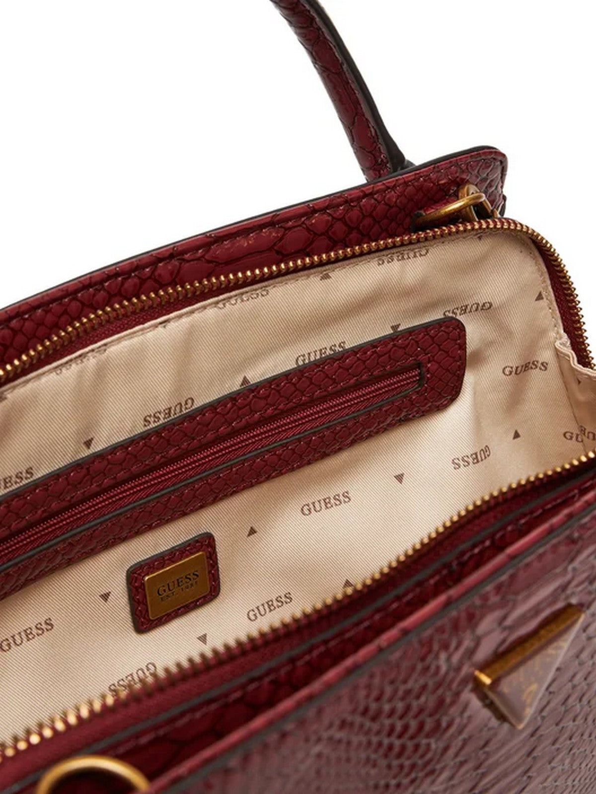 GUESS Borsa Donna ANNITA GIRLFRIEND SATCHEL HWKB94 99060 CLA CLARET gioboutiqueweb