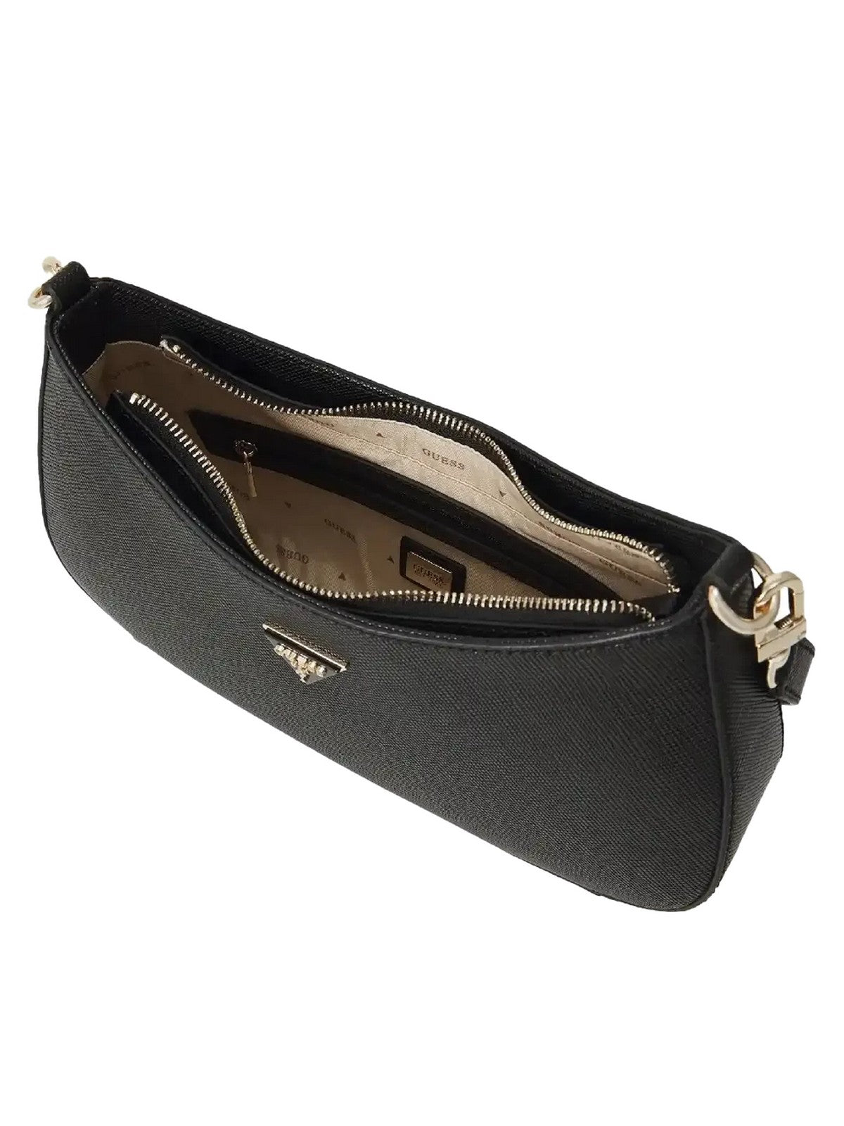 GUESS Borsa Donna NOELLE II TOP ZIP SHOULDER BAG HWZG96 72180 BLA BLACK
