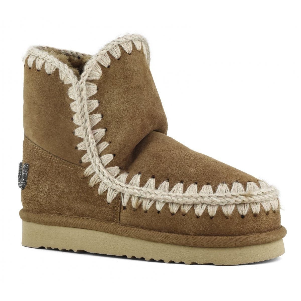 MOU Stivali e Stivaletti Donna ESKIMO 18 GLITTER LOGO MU.FW101050A COG COGNAC