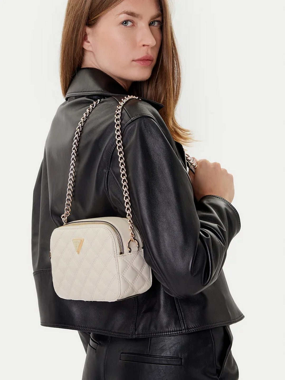 GUESS Borsa Donna GIULLY II CAMERA BAG HWQG96 73140 OFF off white gioboutiqueweb