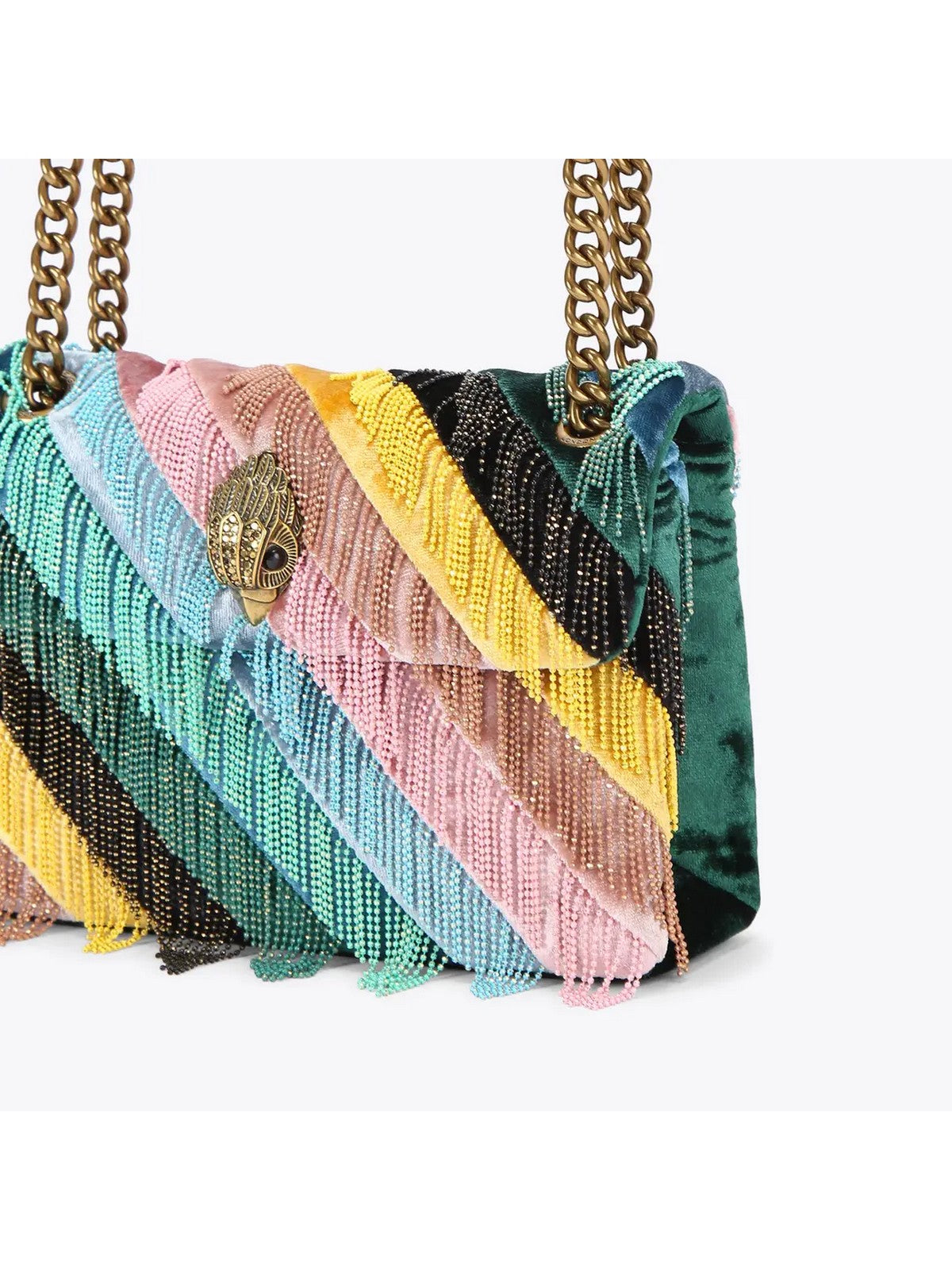 KURT GEIGER Borsa Donna MINI KENSINGTON FRINGES 5017899789 OTHER MULTICOLOR gioboutiqueweb