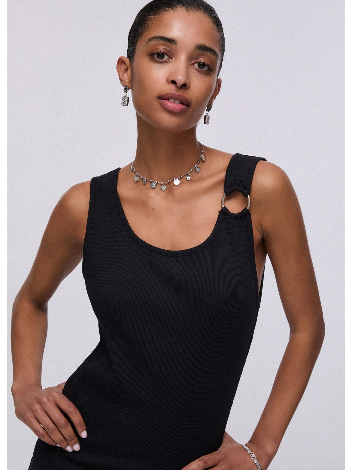 LIU JO BEACHWEAR Abito Donna VA6129J4822 22222 Nero gioboutiqueweb