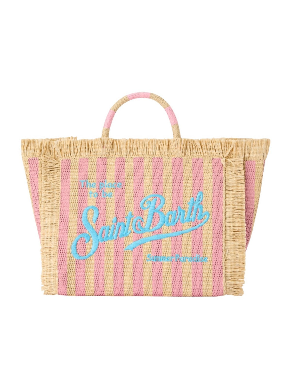 MC2 SAINT BARTH Borsa Donna COLETTE STRAW N 00407L STRIPES V 21 EMB gioboutiqueweb