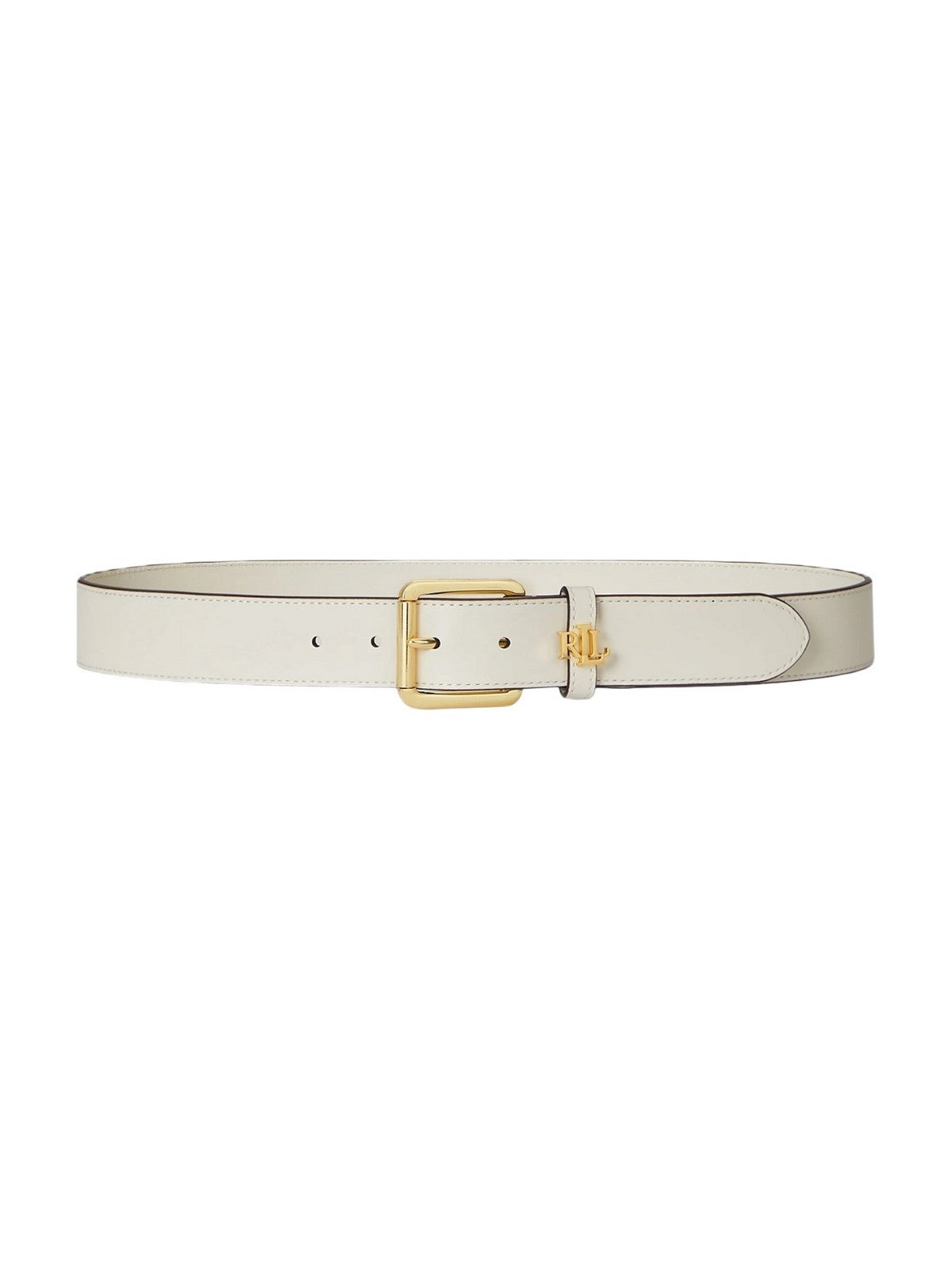 LAUREN RALPH LAUREN Cintura Donna LOGO KEEPER-BELT-MEDIUM 412968765 010 SOFT WHITE/PB