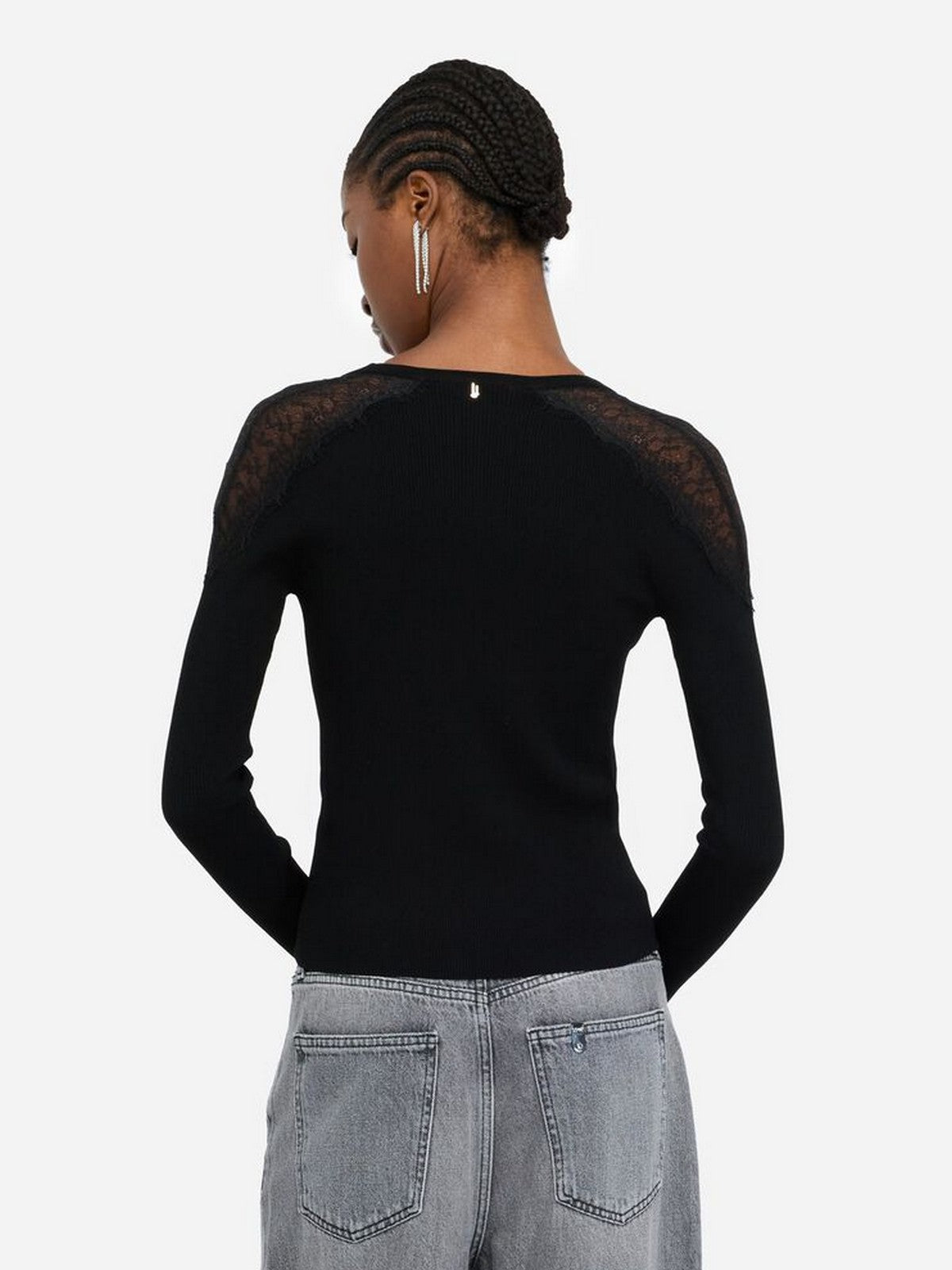 LIU JO BLACK Cardigan Donna CF5159MS46M 22222 Nero