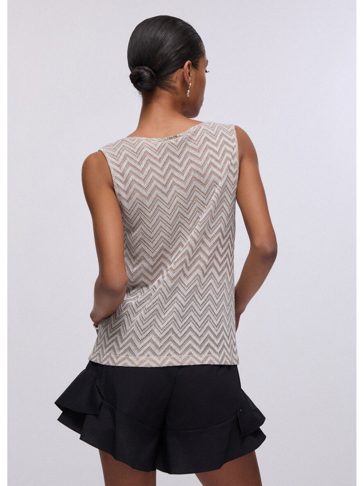 LIU JO BEACHWEAR Canotta Donna VA6175J3878 C3945 Meerkat/silver lux gioboutiqueweb