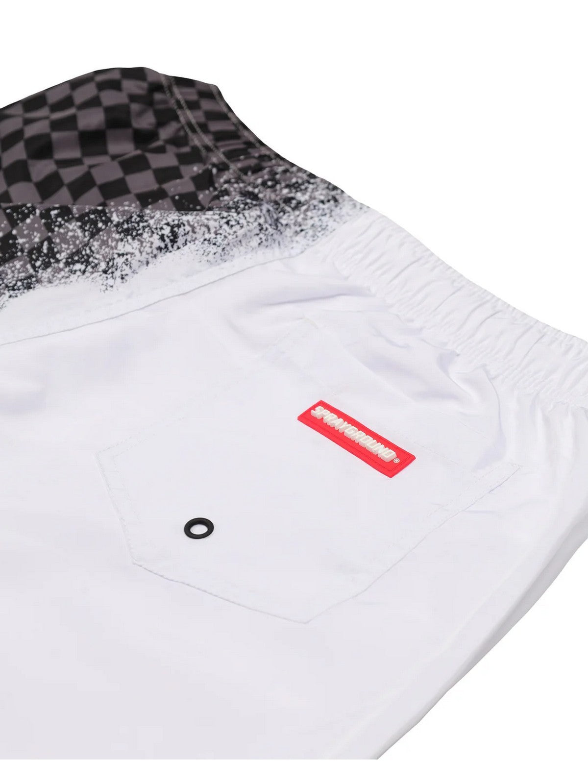 SPRAYGROUND Costume da bagno Uomo SHARK IN PARIS GREY SWIM TRUNKS SP919WHT WHITE