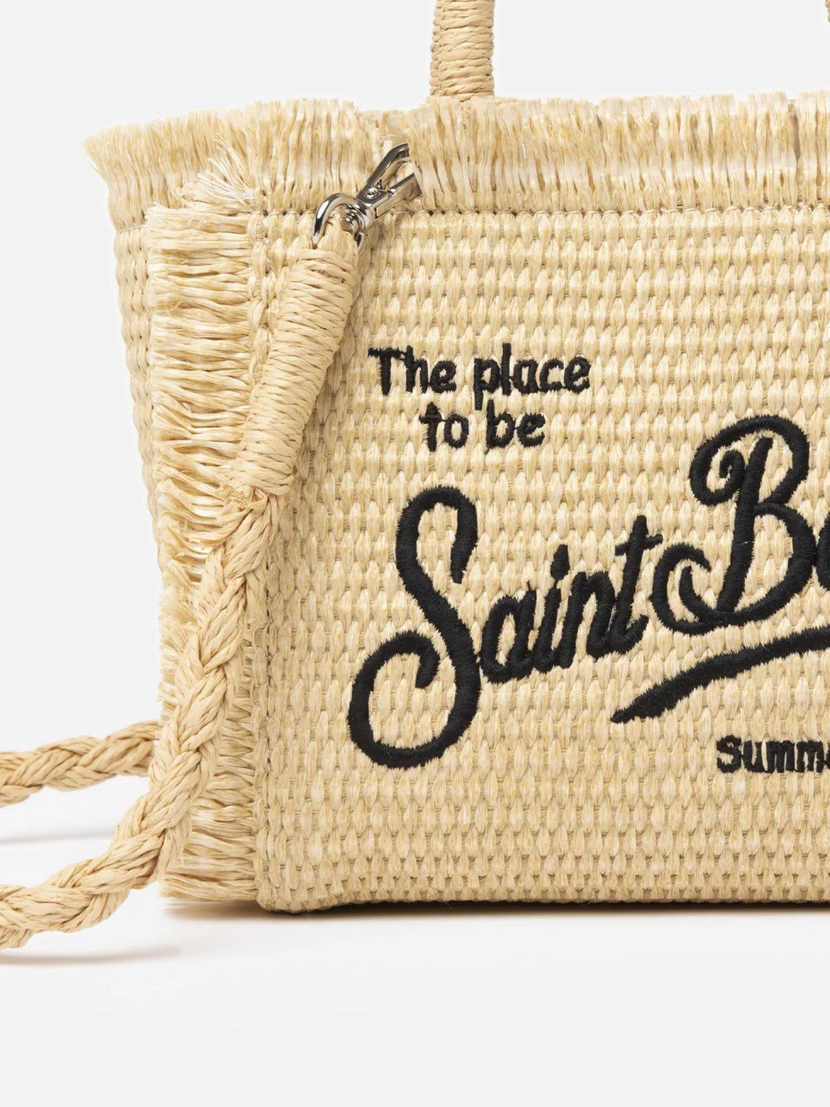 MC2 SAINT BARTH Borsa Donna VANITY MINI STRAW N 00421L 1100 EMB gioboutiqueweb