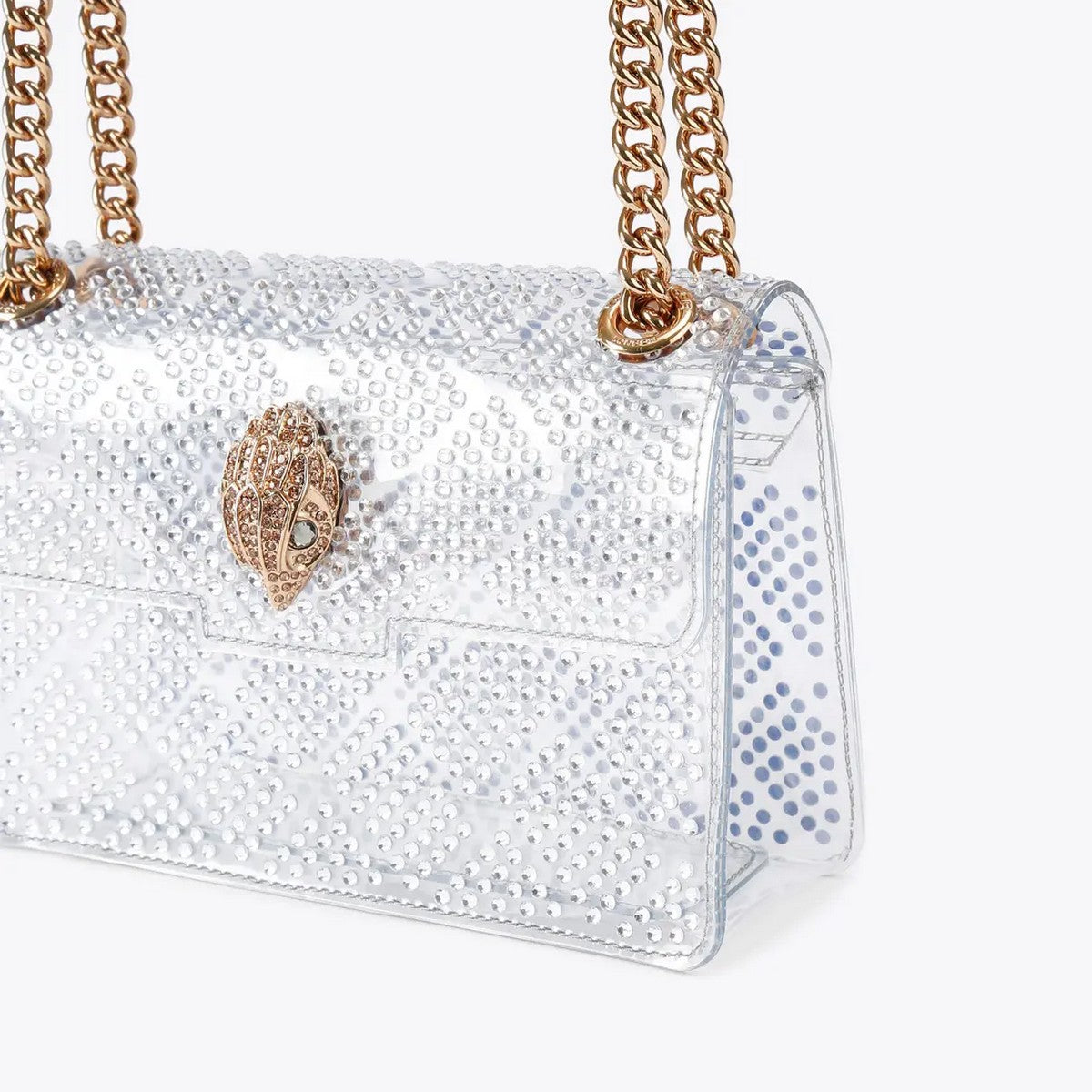 KURT GEIGER Borsa Donna 690-VINYL MINI KENSINGTON H 5380615999 WHITE/COMB WHITE/COMB
