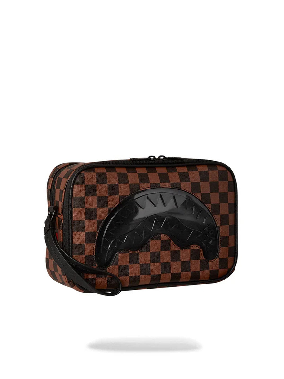 SPRAYGROUND Pochette Uomo SIP CLEAR SM EYES TOILETRY BRICK 910B6516NSZ Marrone gioboutiqueweb