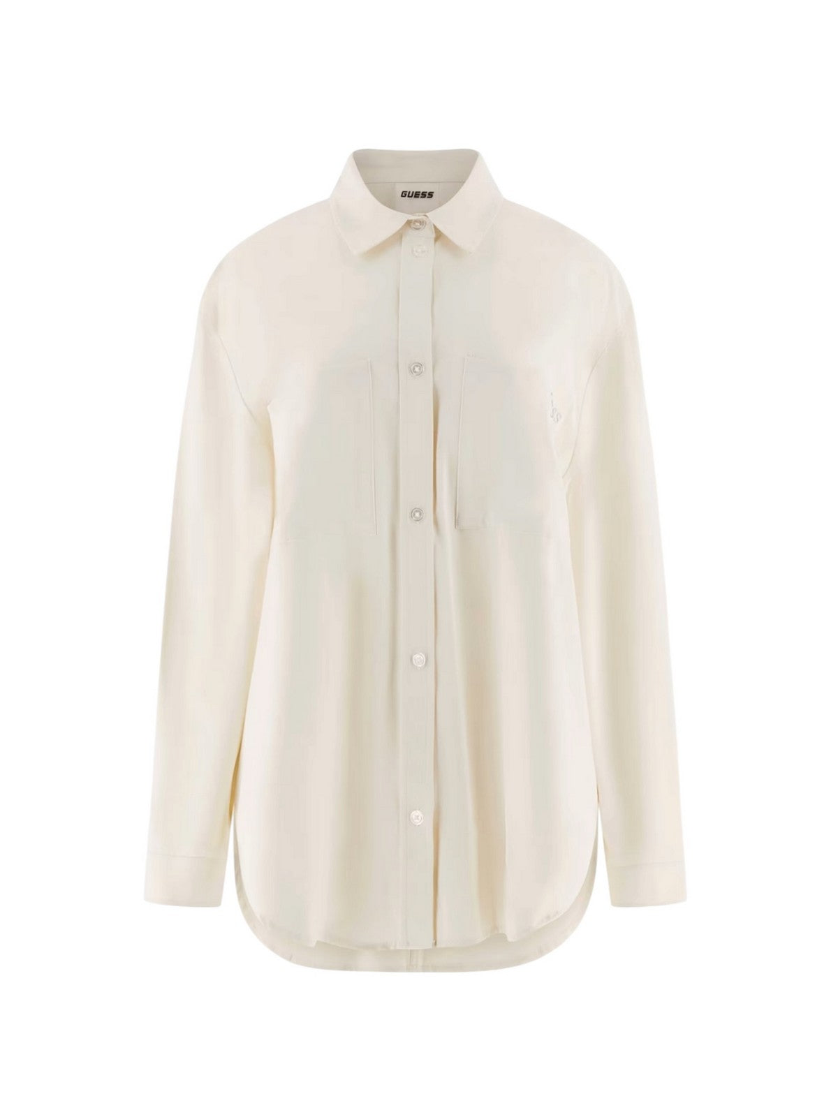 GUESS SPORT Camicia Donna NAT SHACKET V6RH00 WL232 G027 WHITE GLAM gioboutiqueweb