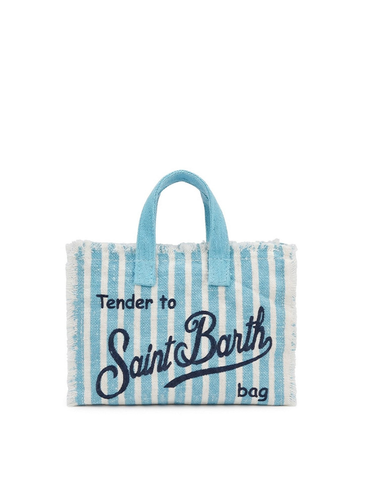 MC2 SAINT BARTH Pochette Donna PHONE BAG LINEN 00398L LINEN STRIPES V 31 gioboutiqueweb