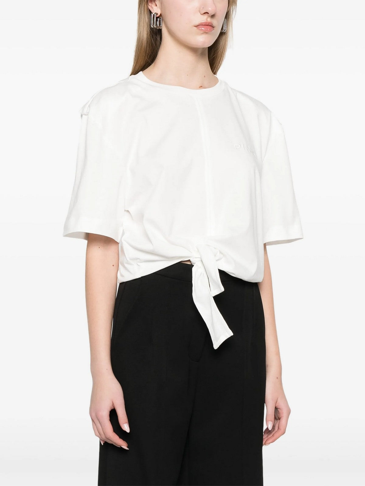 PINKO T-shirt Donna TUCA TUCA T-SHIRT JERSEY VINTA 105015-A2ID Z09 Bianco gioboutiqueweb