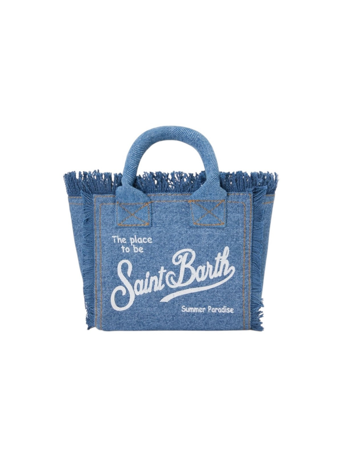 MC2 SAINT BARTH Borsa Donna VANITY MINI 00009L DENIM gioboutiqueweb