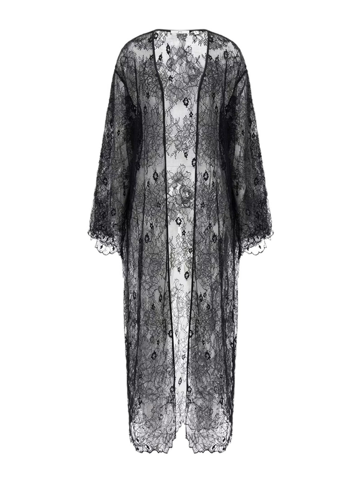 GUESS BEACHWEAR Abito Donna Long Kimono O4GX10 KC9S0 JBLK Nero gioboutiqueweb