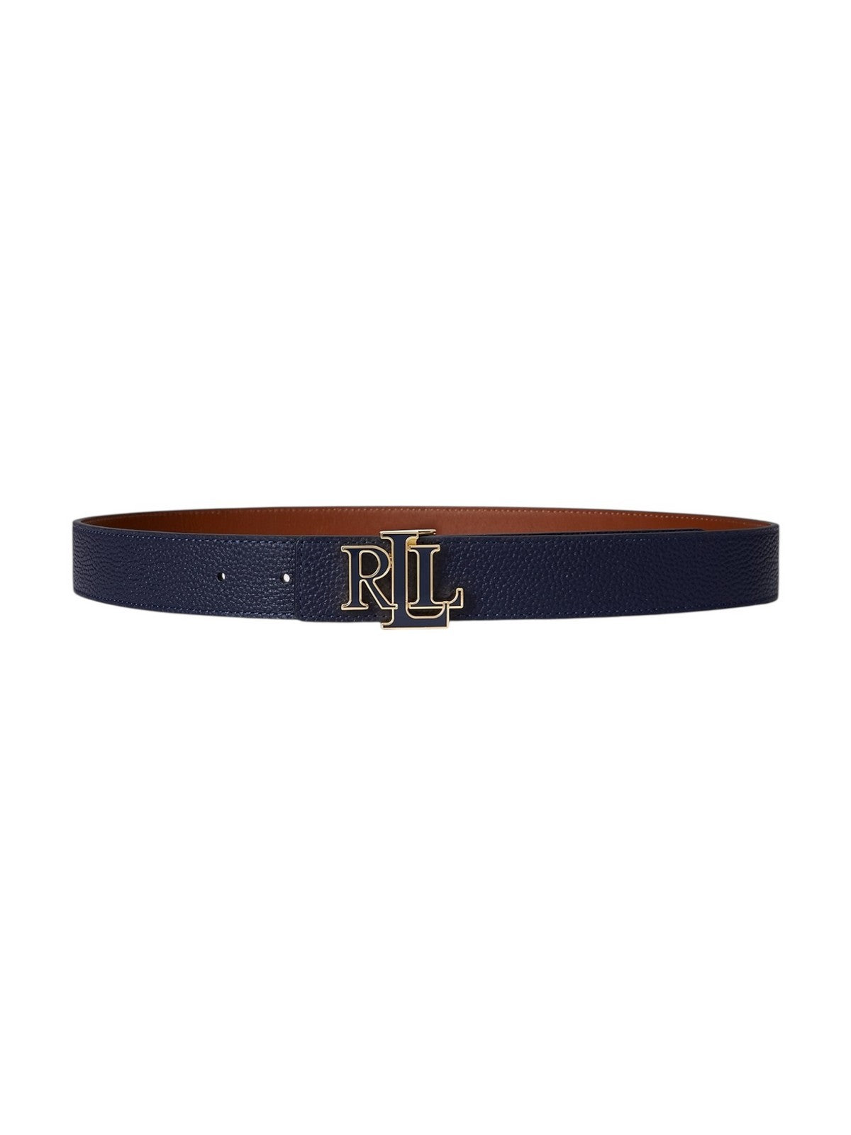LAUREN RALPH LAUREN Cintura Donna REV LRL 30-BELT-MEDIUM 412P04417 001 REFINED NAVY/LAUREN TAN gioboutiqueweb