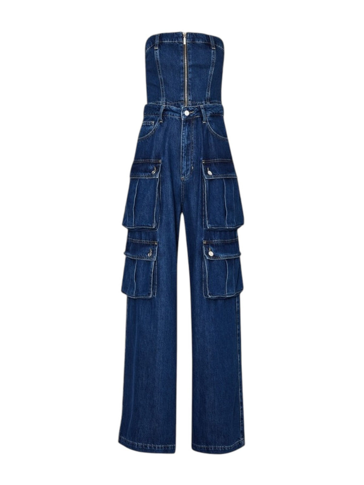 LIU JO BLUE DENIM Tuta Donna UF4163DS059 78774 Blu gioboutiqueweb