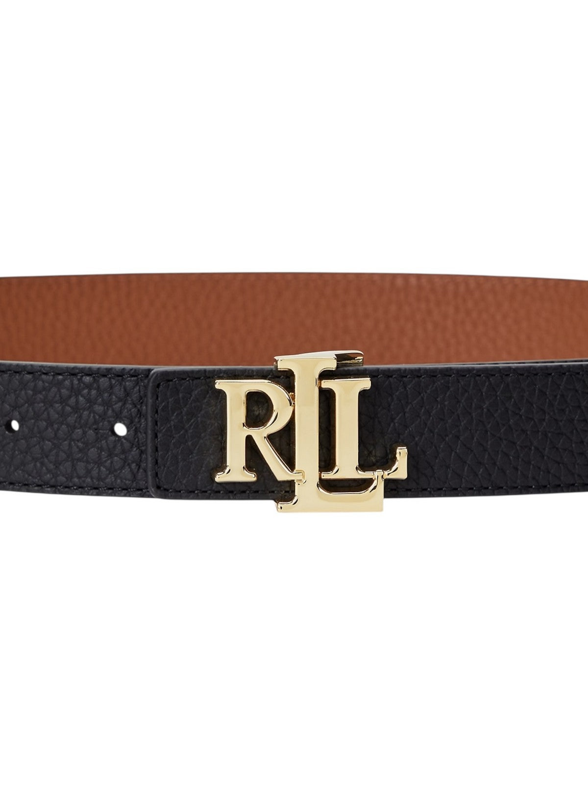 LAUREN RALPH LAUREN Cintura Donna REV LRL 30-BELT-MEDIUM 412912039 013 REF NAVY/LAUREN TAN gioboutiqueweb
