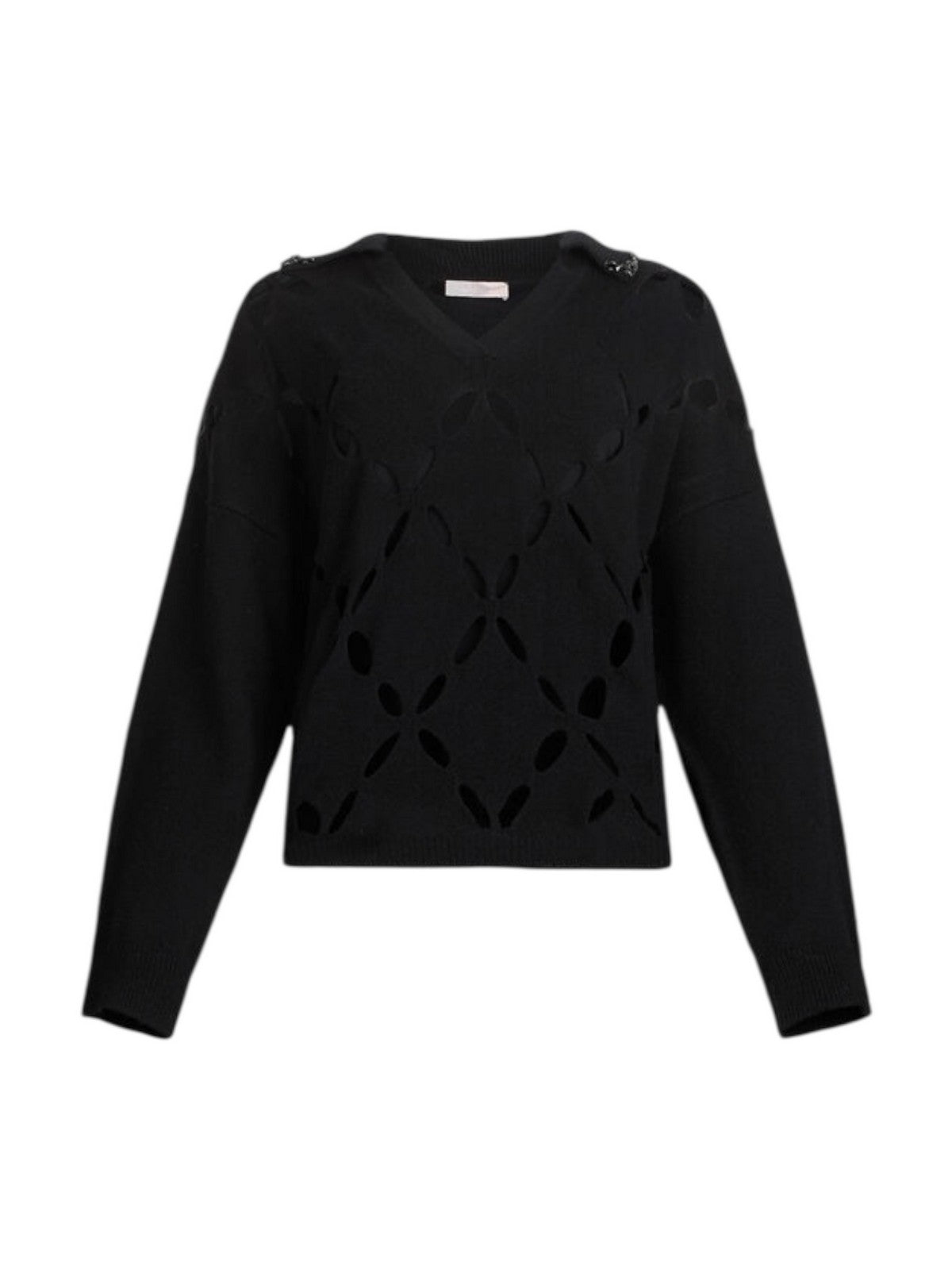 LIU JO WHITE Maglione Donna MF5038MS009 22222 Nero