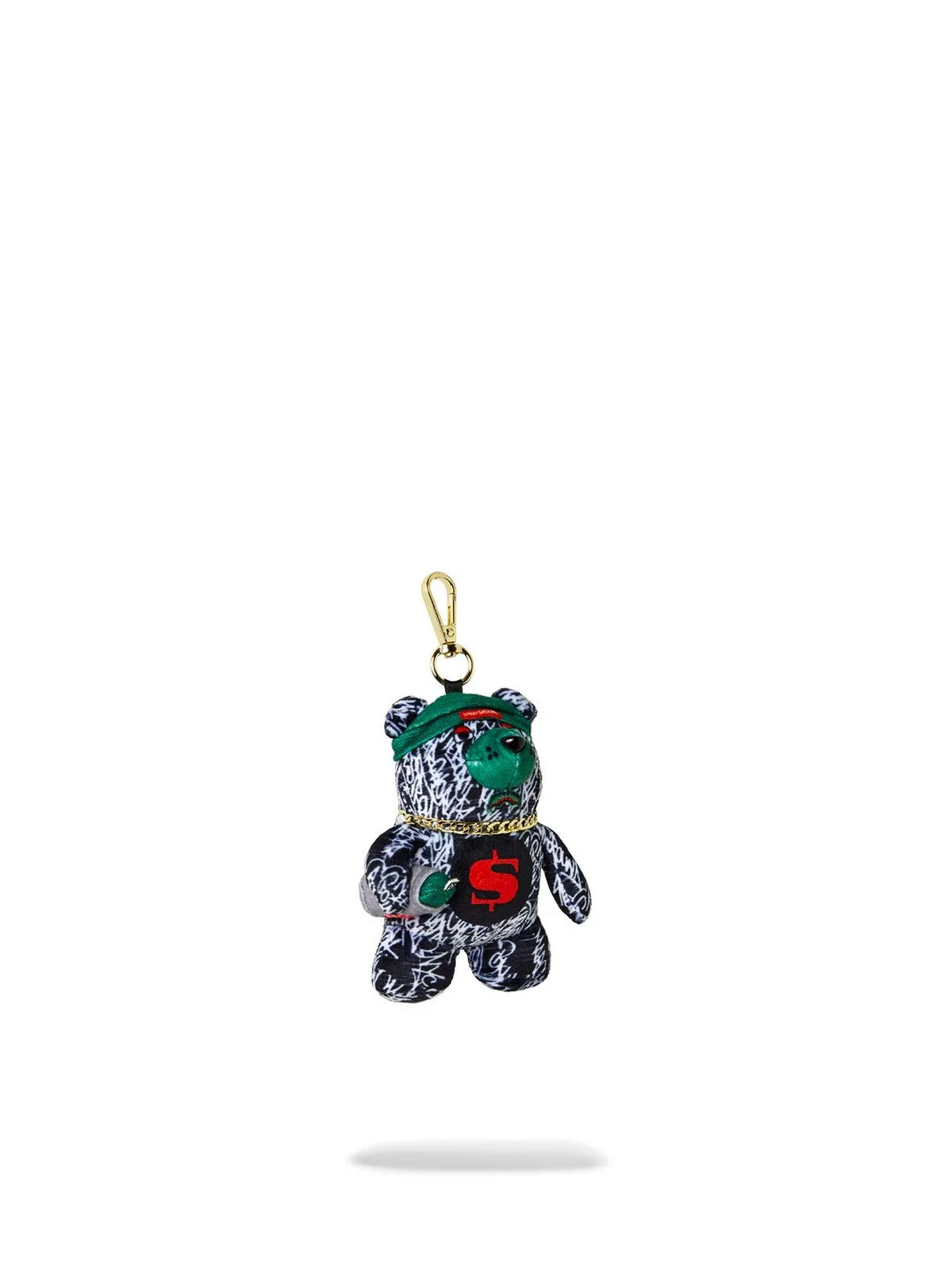 SPRAYGROUND Portachiavi Uomo NIGHT NIGHT BEAR KEYCHAIN 910K0606NSZ Nero gioboutiqueweb