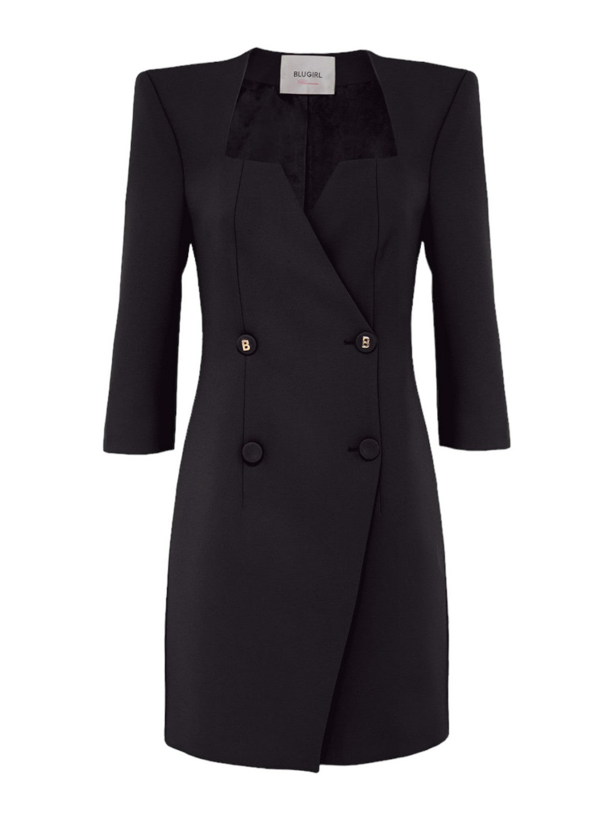 Blugirl Woman Dress Ra4128T3191 22222 Black