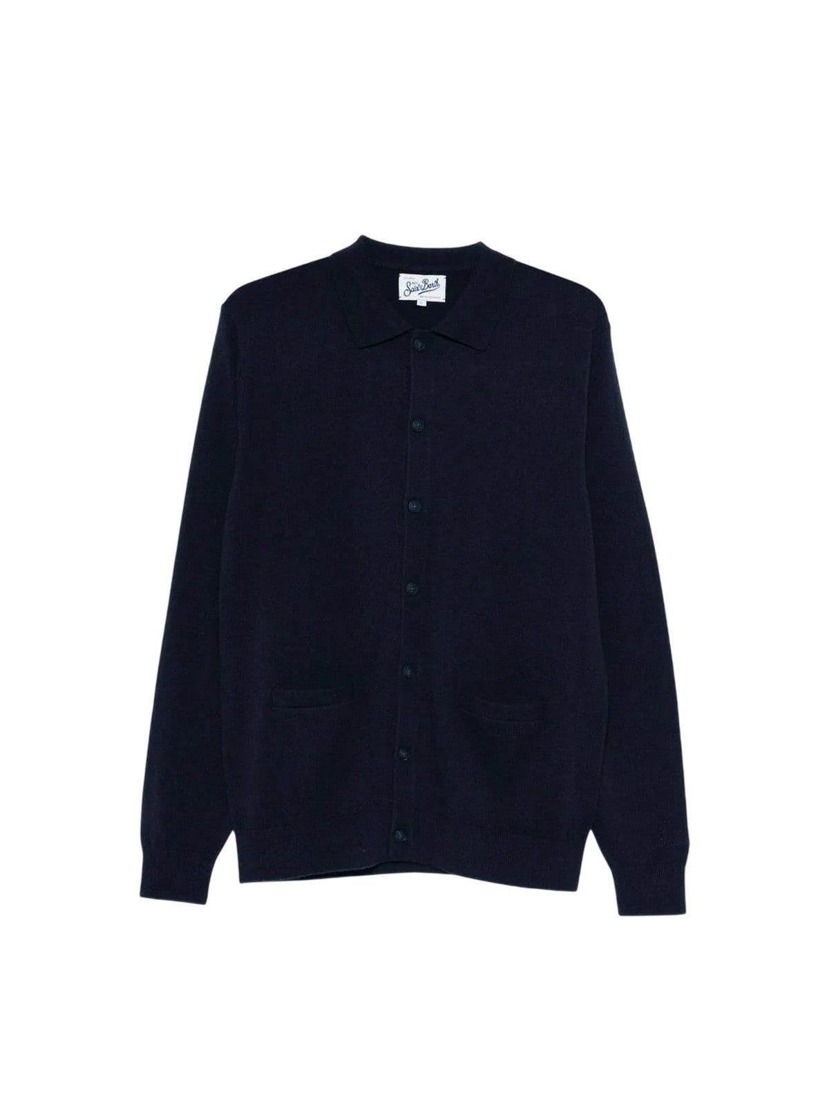 MC2 SAINT BARTH Cardigan Uomo HANOVER MERINOCASH 00063I 62 NIGHT BLUE