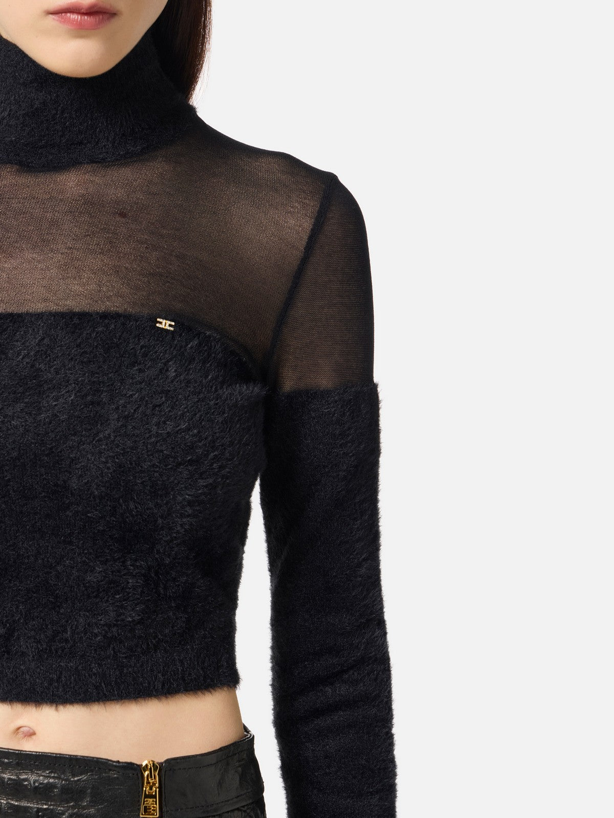 ELISABETTA FRANCHI Maglia Donna MK54T57E2 110 Nero