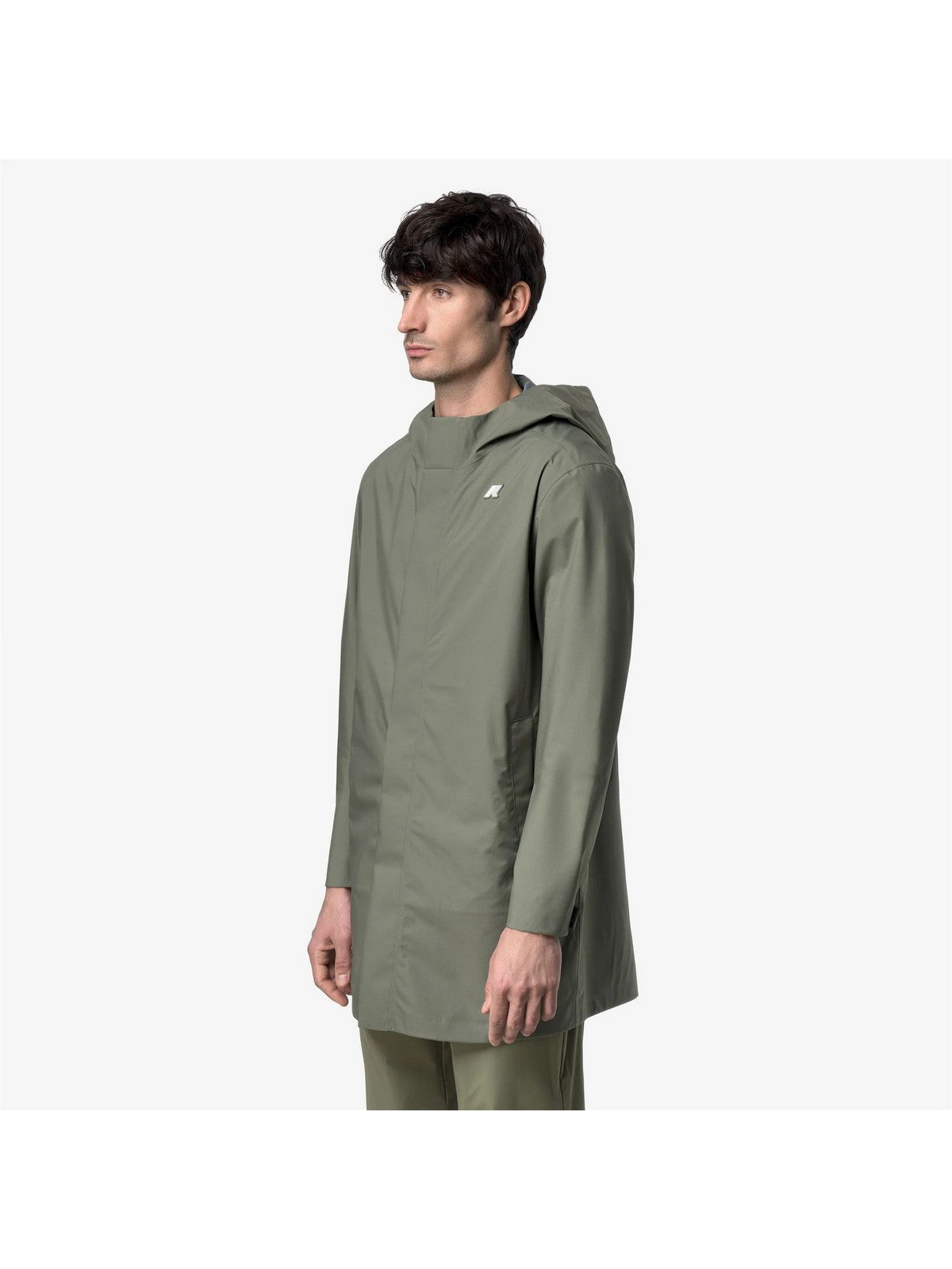 K-WAY Giubbino Uomo TOMMY STRETCH 2L K1161WW V15 Green Lichen