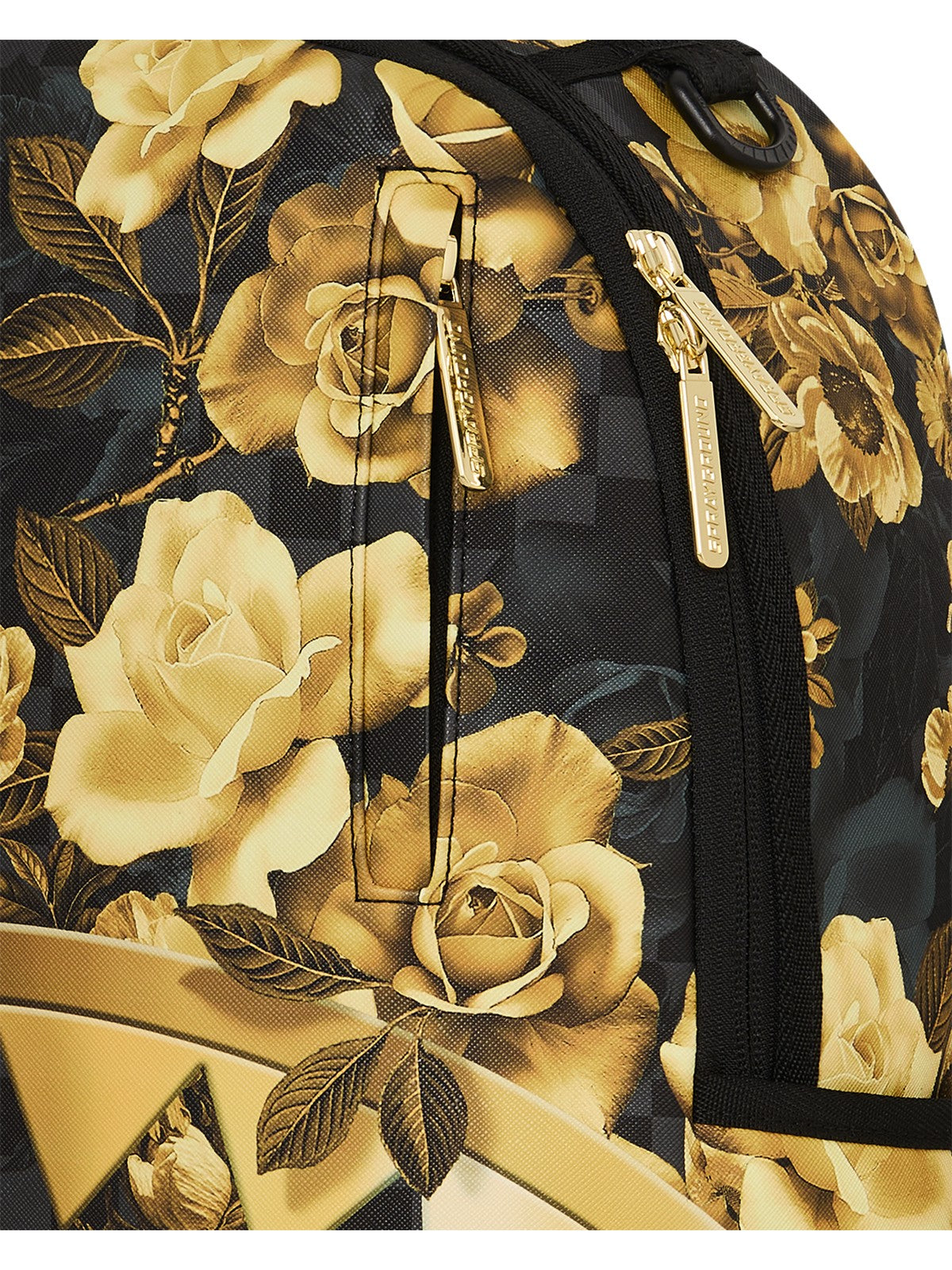 SPRAYGROUND Zaino Unisex adulto GOLD FLORAL REMIX DLXSV BACKPACK 910B8683NSZ Nero gioboutiqueweb