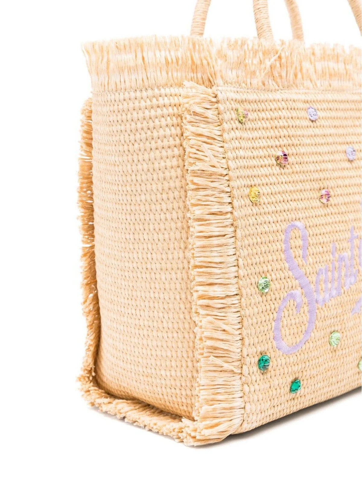MC2 SAINT BARTH Borsa Donna COLETTE STRAW N 01509H STRASS MULTI 24 EMB gioboutiqueweb