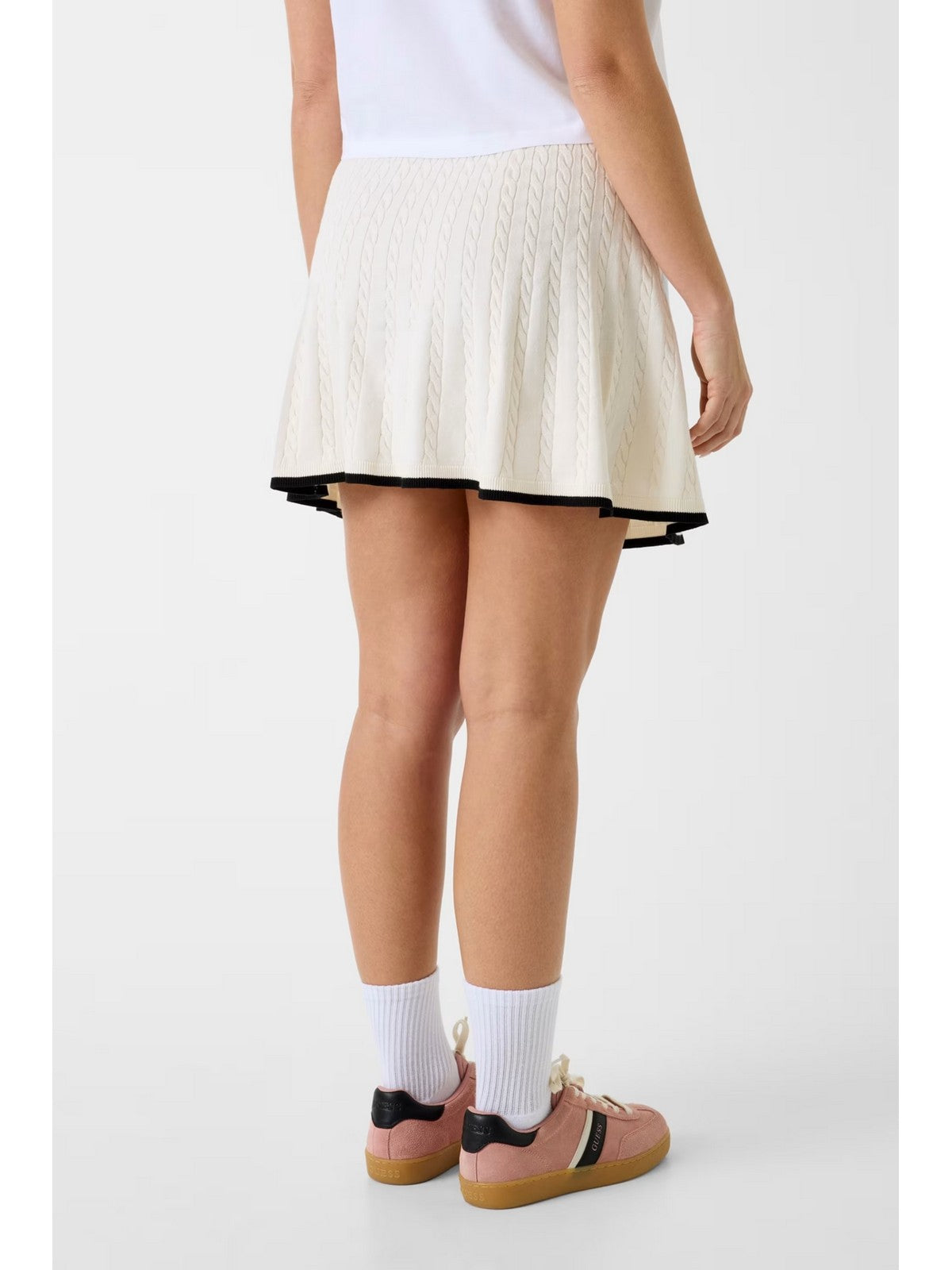 GUESS SPORT Gonna Donna SHARI SKIRT SWTR V6RD07 Z4652 G1O6 DOVE WHITE gioboutiqueweb