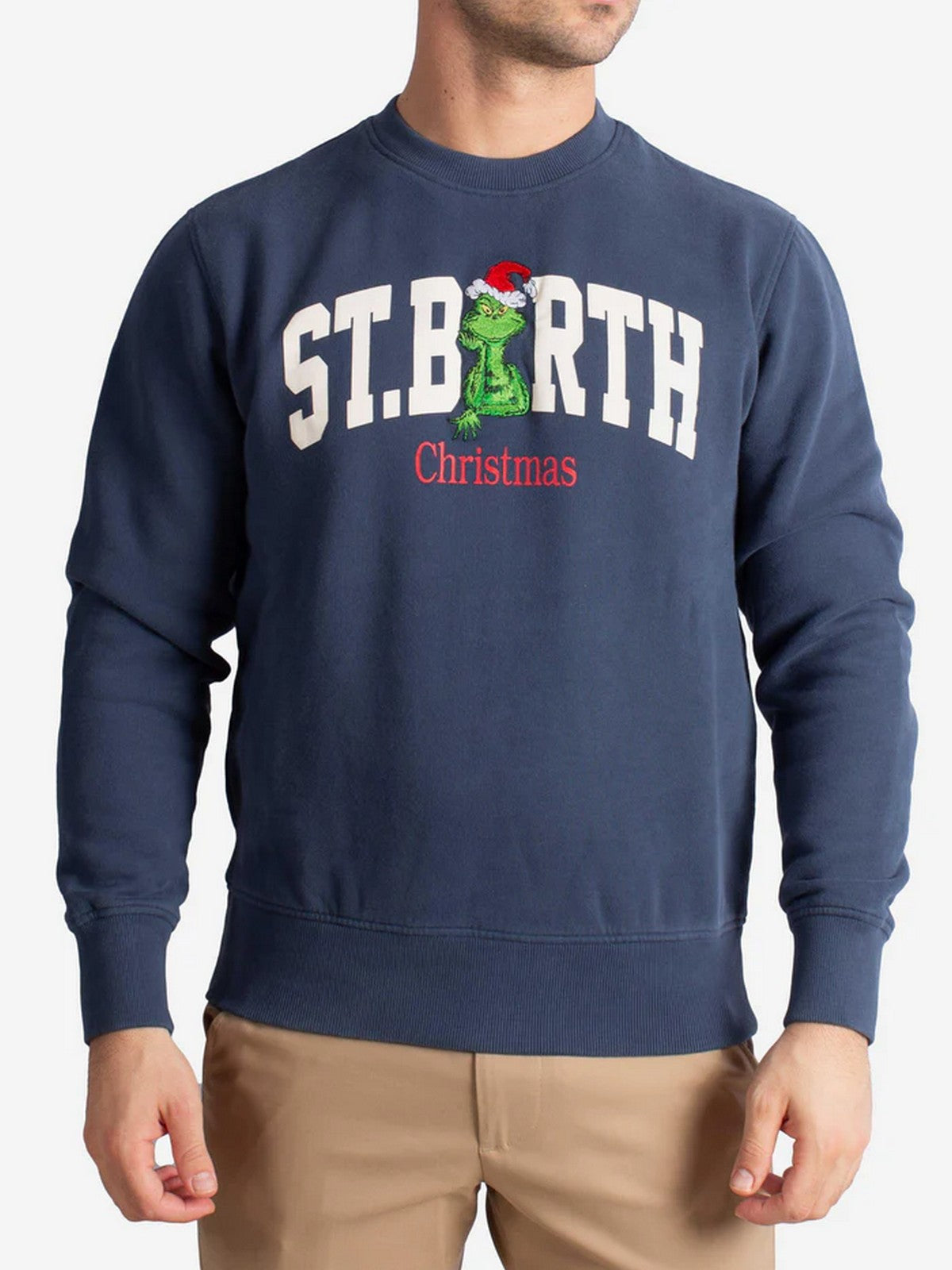 MC2 SAINT BARTH Felpa Uomo SOHO N 01737I SB GRINCH 61 EMB
