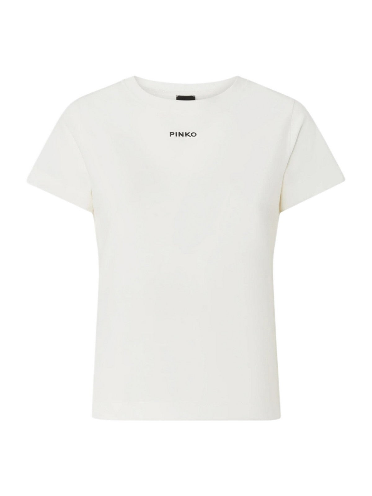 PINKO T-shirt Donna BASICO T-SHIRT 100373-A34F Z05 BIANCO-BIANCANEVE gioboutiqueweb