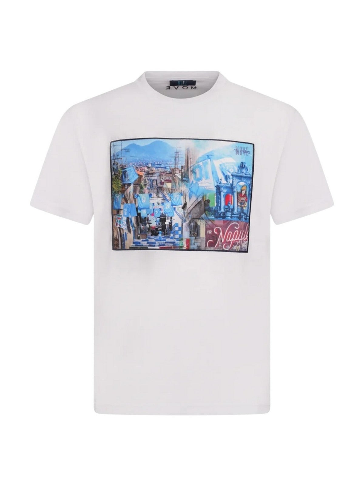 MOVE be different T-shirt Uomo T-SHIRT VICOLI BIANCO