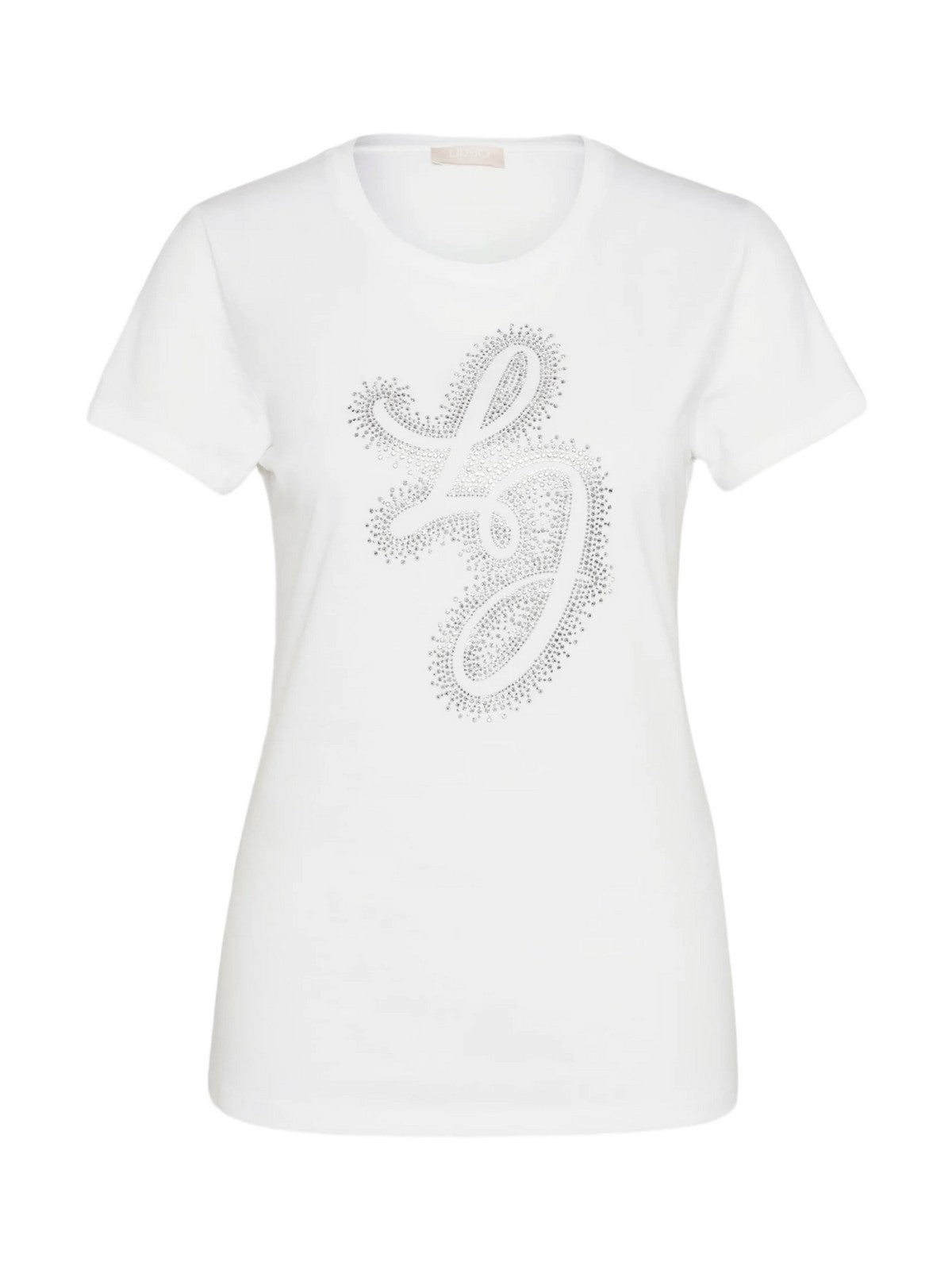 Liu Jo White T-Shirt und Pole Woman W4051JS923 Q9979 Weiß