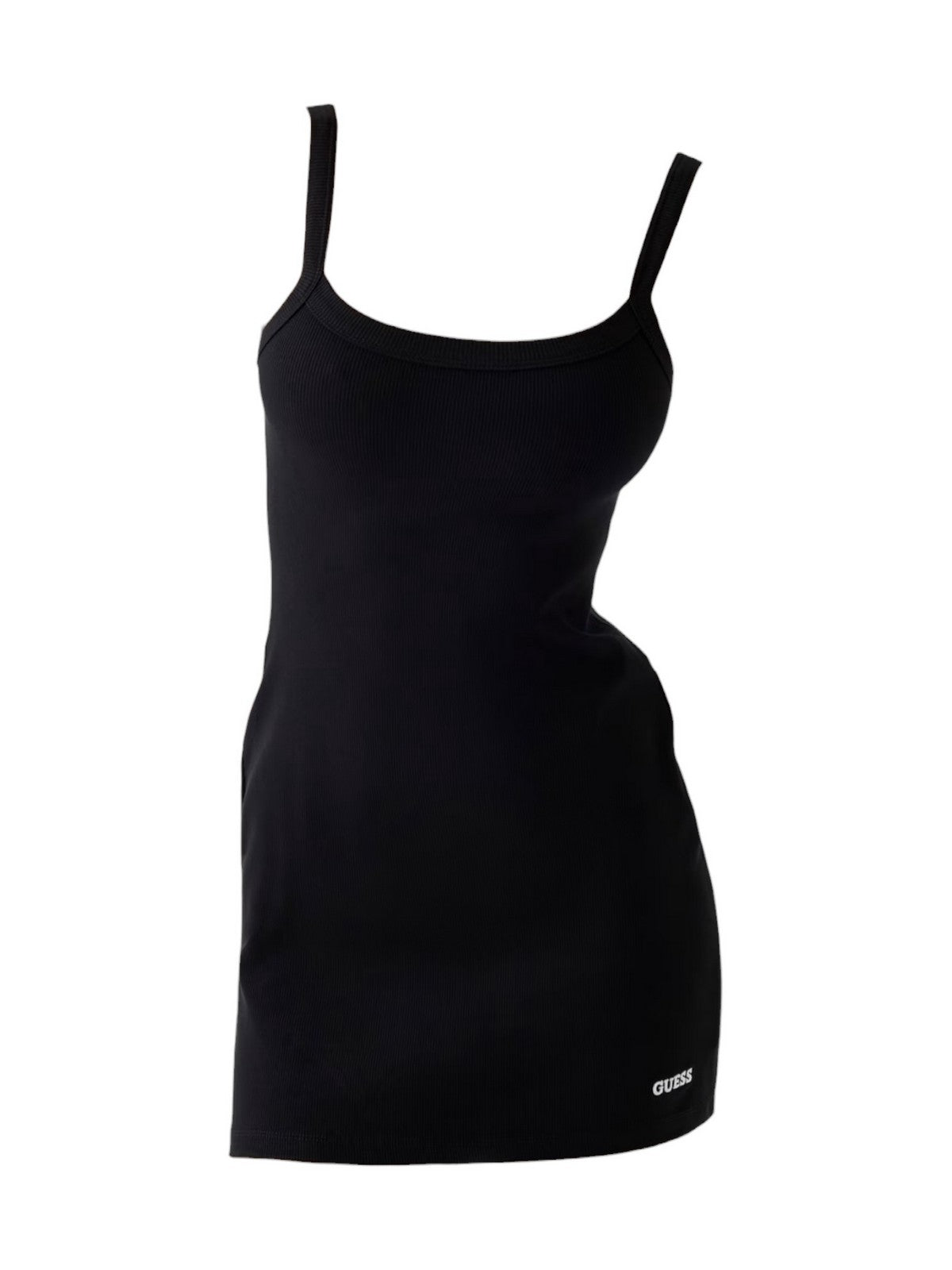 GUESS SPORT Abito Donna STELLA RIB SHORT DRESS V6GK11 K3181 JBLK Jet Black A996 gioboutiqueweb