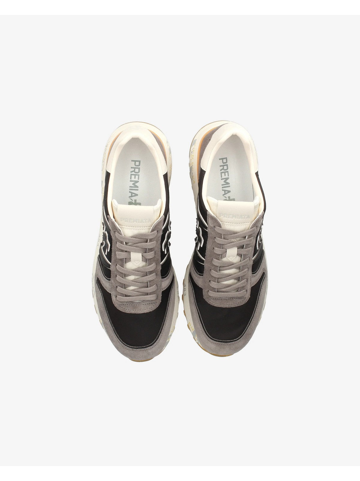 PREMIATA Sneaker Uomo LANDER VAR 7207 BLACK gioboutiqueweb