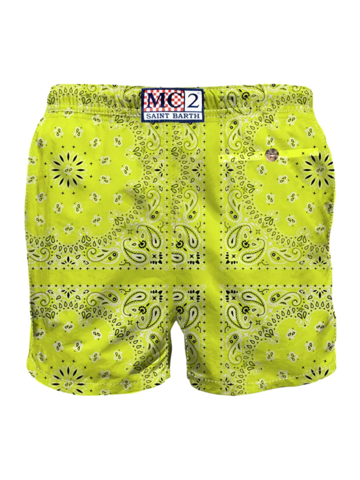 MC2 Saint Barth Disfraz de baño Panrint Caprese 00359d Amarillo