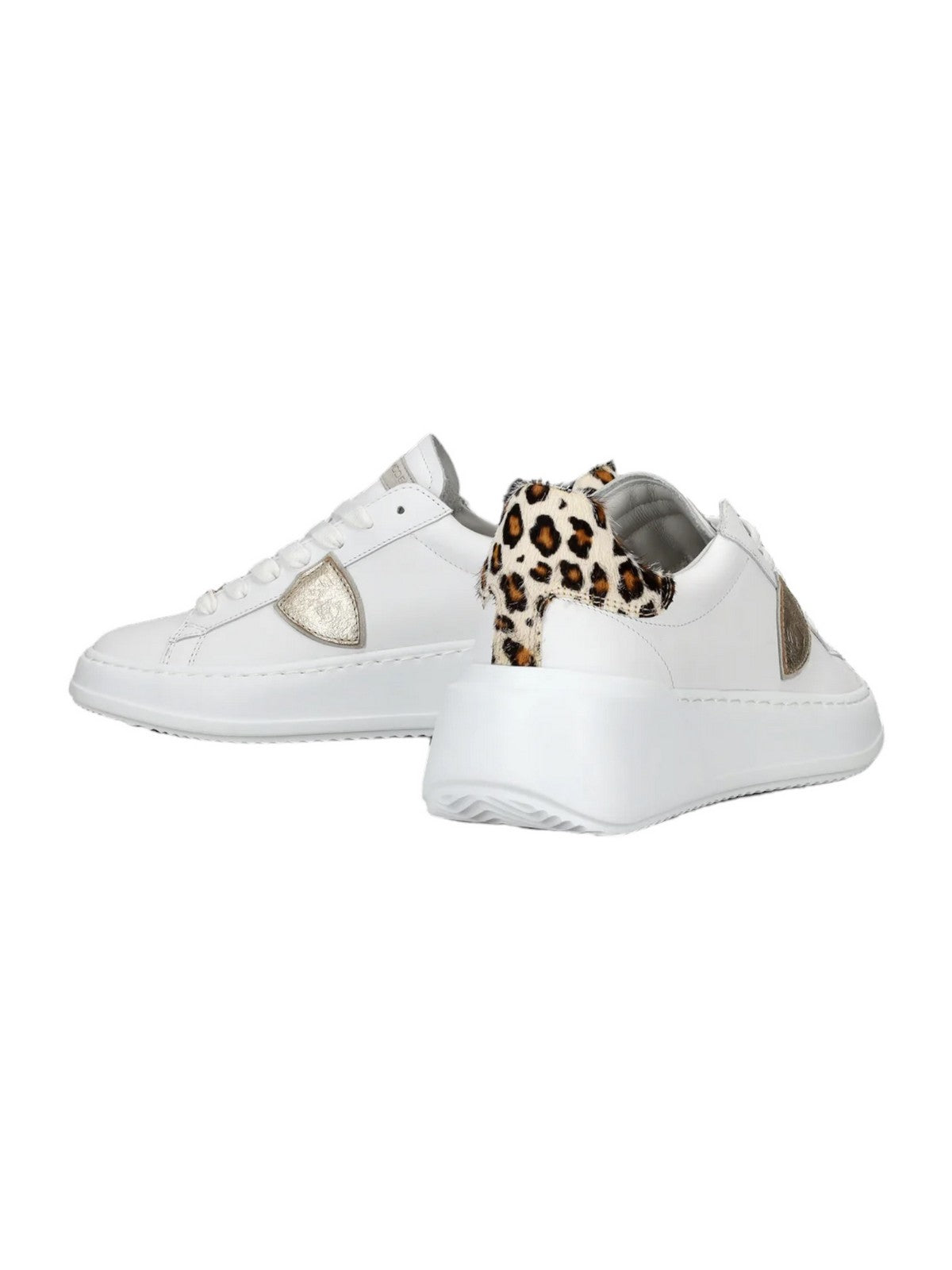 Philippe Model Sneaker Woman Tres Temple Low Woman Bjld Va01 White