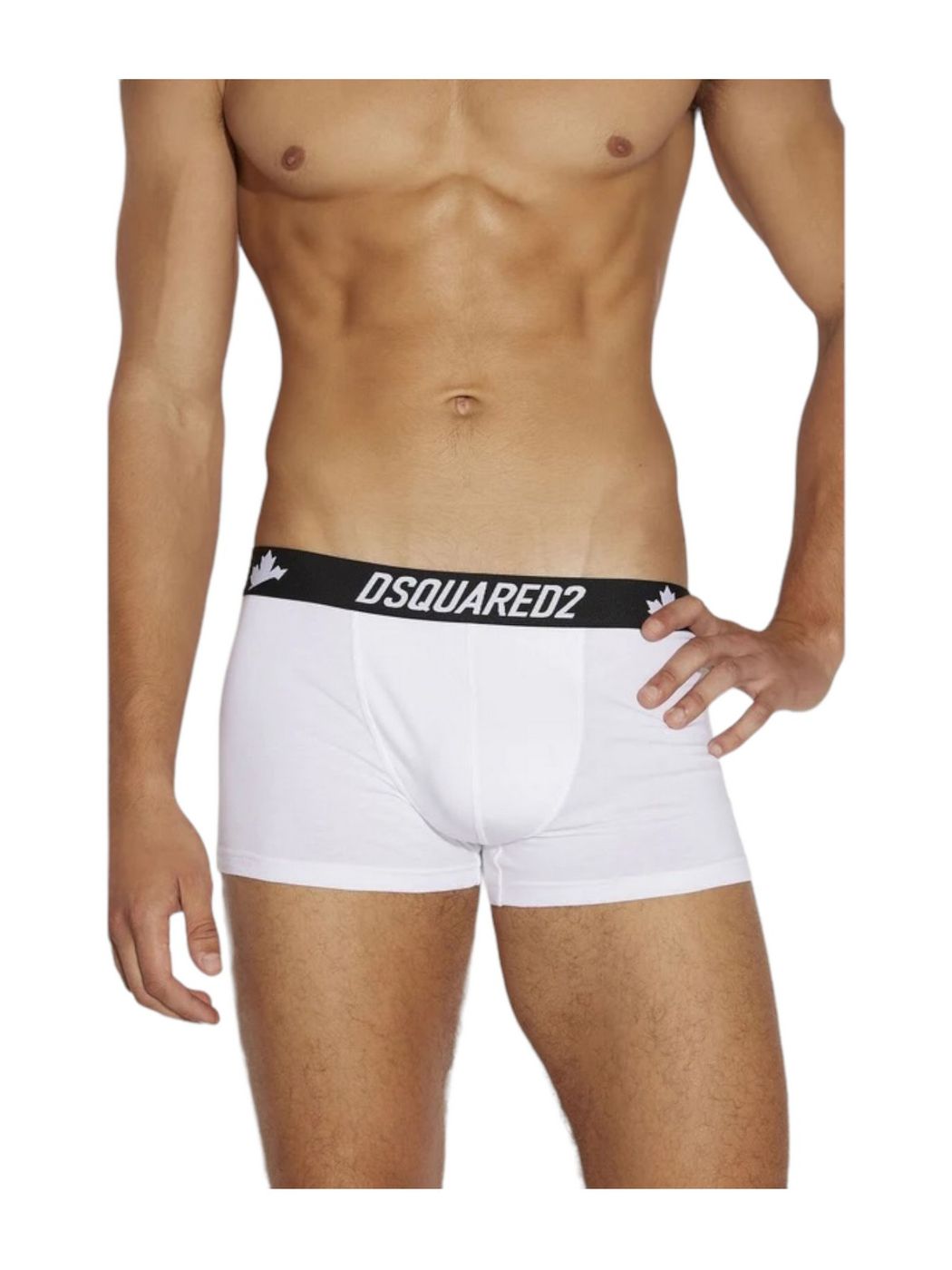 DSQUARED2 Slip Uomo D9LC64020 Bianco gioboutiqueweb