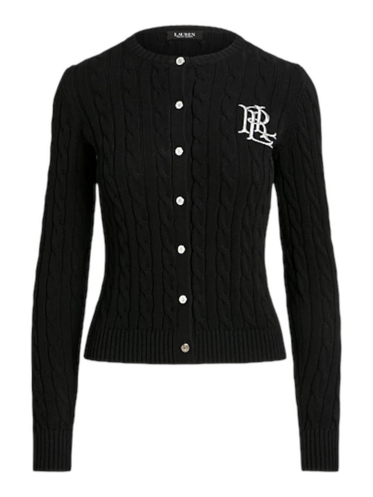 LAUREN RALPH LAUREN Cardigan Donna 200932225 003 BLACK gioboutiqueweb