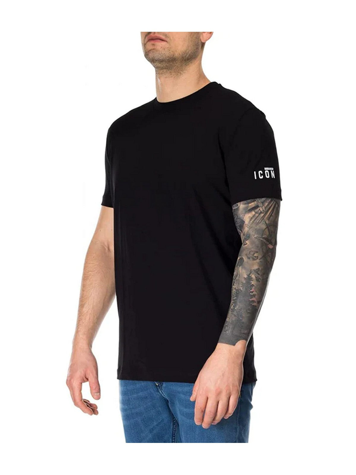 DSQUARED2 T-Shirt e Polo Uomo D9M20447 001 Nero