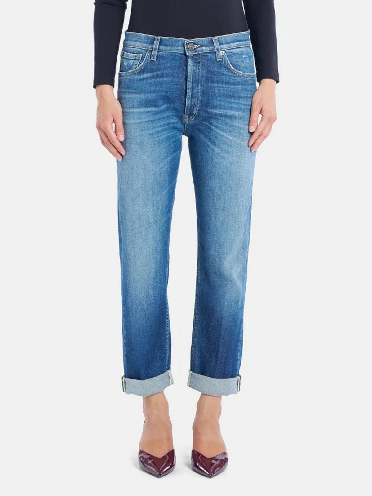 DONDUP Jeans Donna Icon DP776 DSK297D J24 800 Blu gioboutiqueweb